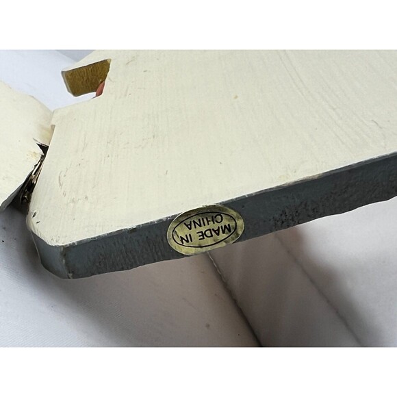 Vtg NOAH’S ARK Nursery Room Decor Shelf Table Top Zoo Animals Lion Giraffe Zebra - Picture 13 of 13